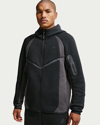 Nike Tech Men's Color-Block Full-Zip Fleece Windrunner Jacket Nike Tech Men's Color-Block Full-Zip Fleece Windrunner Jacket